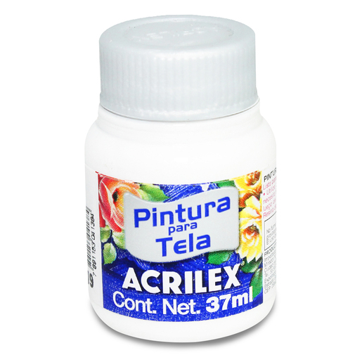 ACRILEX 04140/519 PINTURA P/TELA MATE BLANCO 37 ML 