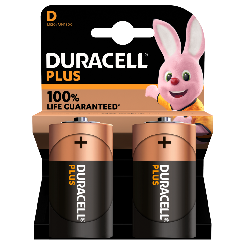 Duracell D Pila Alcalina X 2 UNI