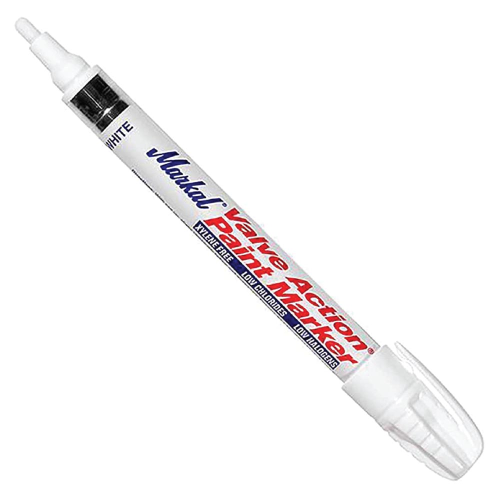 MARCADOR PARA/METAL BLANCO