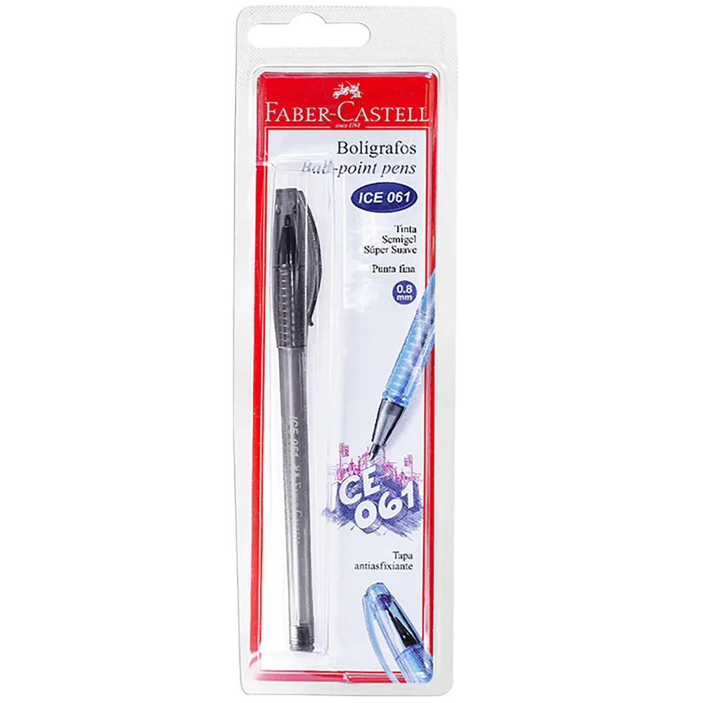 BOLIGRAFO PUNTA FINA ACE 061 NEGRO X 12 UNI