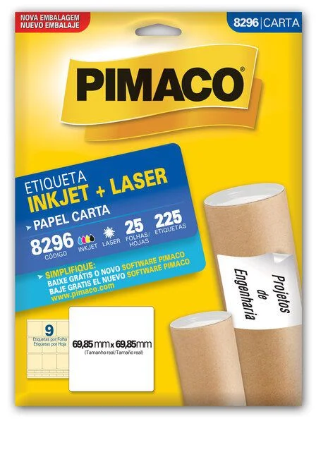 PAPEL  ETICKER CARTA 6285