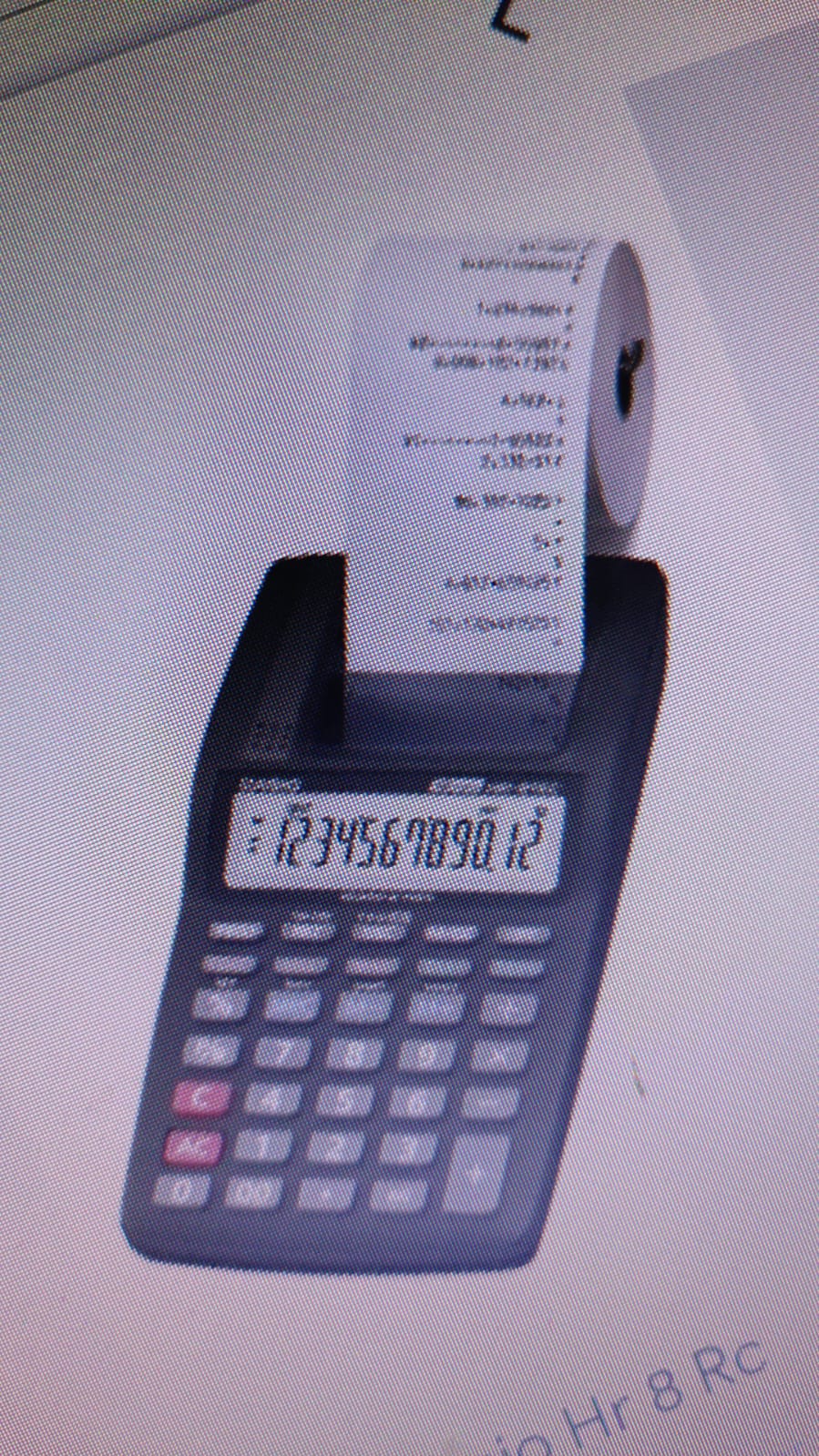 CALCULADORA WINCHADORA  HR 8 RC