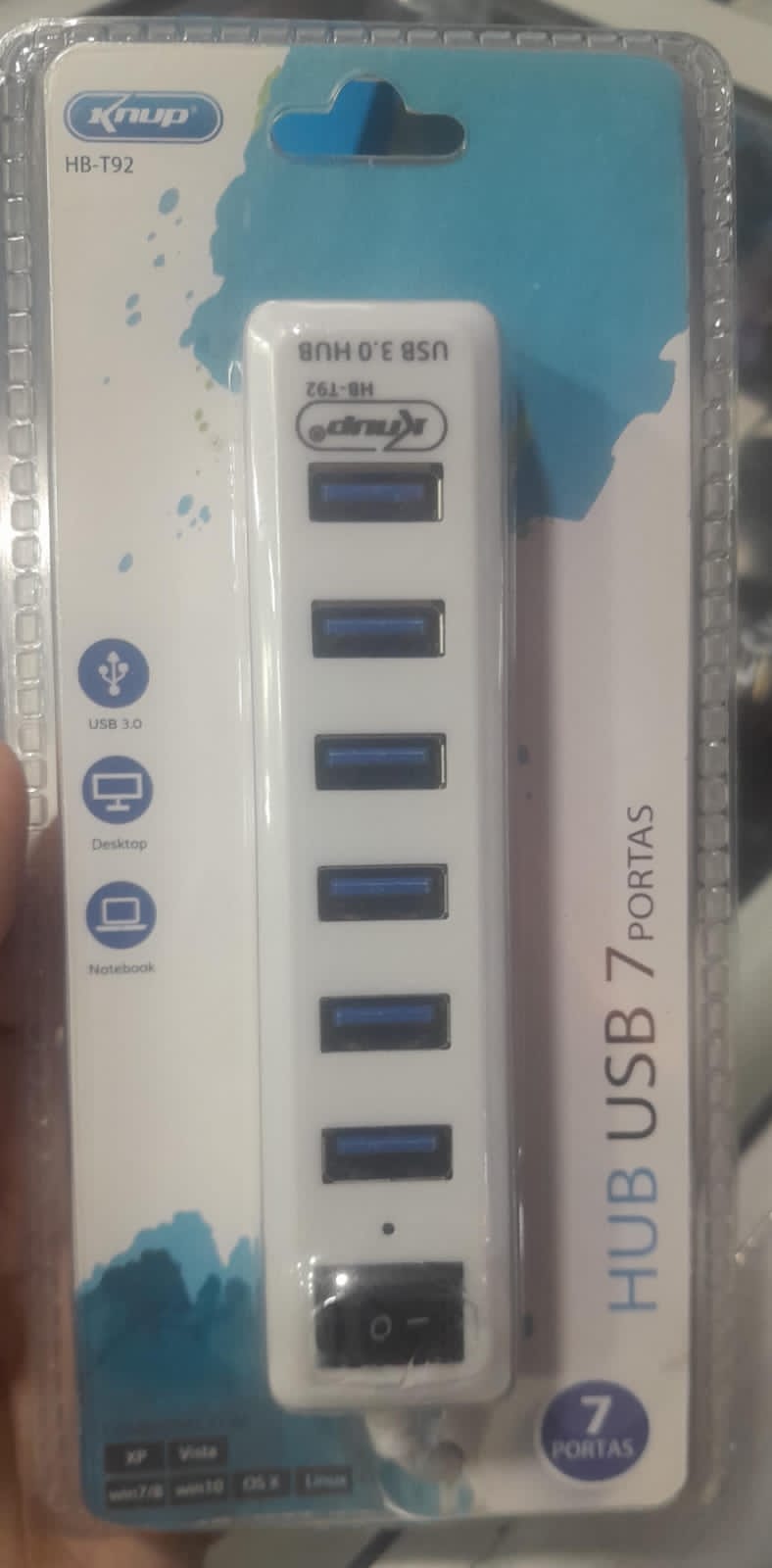 HUB  USB ADAPTADOR 6 PUERTOS
