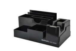 ORGANIZADOR DE ESCRITORIO ACRLICO NEGRO