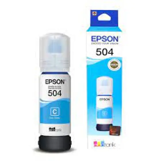 TINTA AZUL ECOTANK 504 ORIGINAL