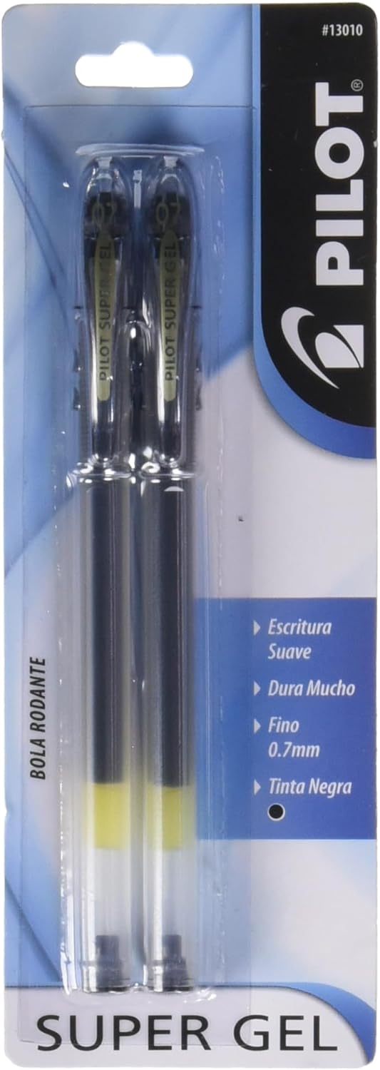 BOLIGRAFO MICROPUNTA SUPER GEL 0.7 NEGRO