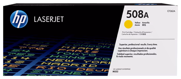 TONER LASER JET 508 A - CF 362A YELLOW