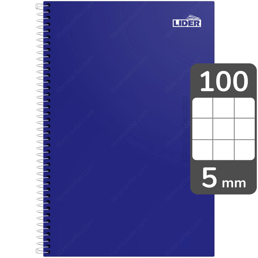 CUADERNO ANILLADO TAMAÑO/OFICIO X 100 HJS