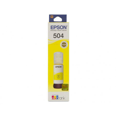 TINTA AMARILLA ECOTANK 504 ORIGINAL