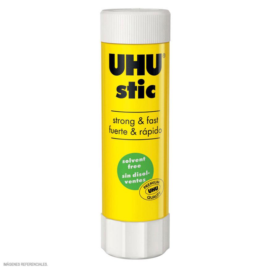 PEGAMENTO UHU STIC EN BARRA 21 GR PQTE X 12 UNIDADES