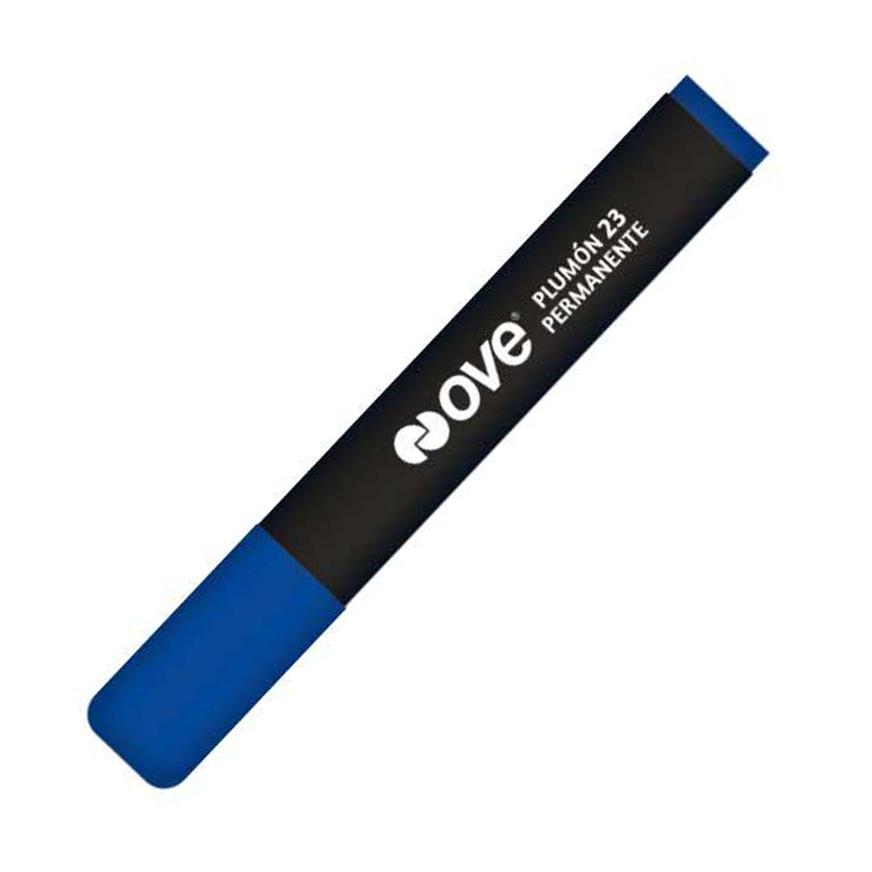 MARCADOR OVE 23 AZUL X 12 UNI
