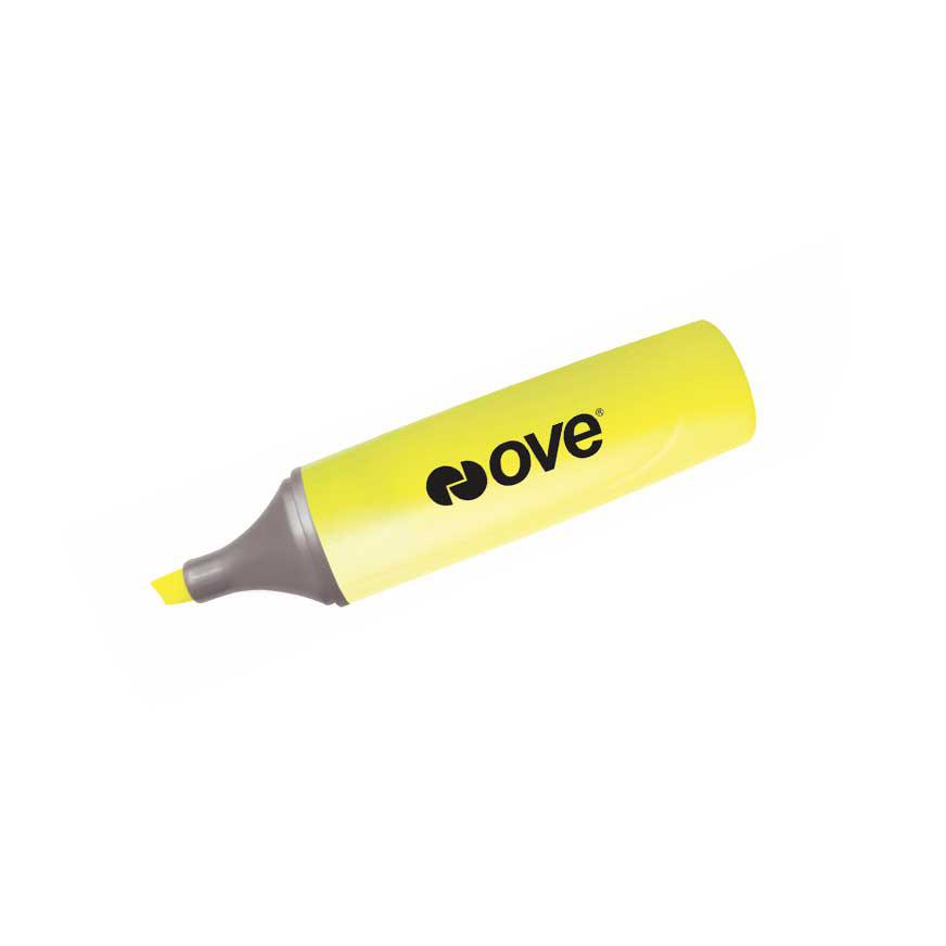 RESALTADOR OVE AMARILLO X 10 UNI